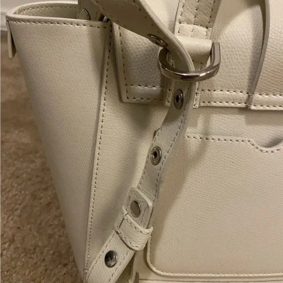 Senreve Midi Maestra Pebbled leather 4 way convertible handbag